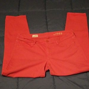Gap 1969 pink stretch Jean's.